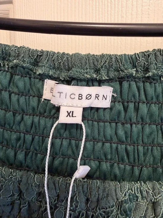 Baltic Born Brisbane Lace Smocked Dress Evergreen Size XL - Picture 6 of 8